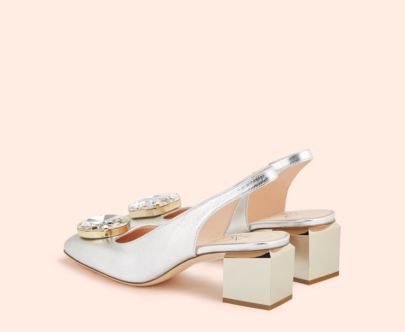 その他 Crystal angela AGL ANGIE SB CRYSTAL pump - SILVER | Garmentory
