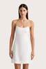 Faithfull The Brand ANTIBES MINI DRESS - WHITE - Thumbnail 1