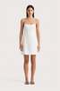 Faithfull The Brand ANTIBES MINI DRESS - WHITE - Thumbnail 2