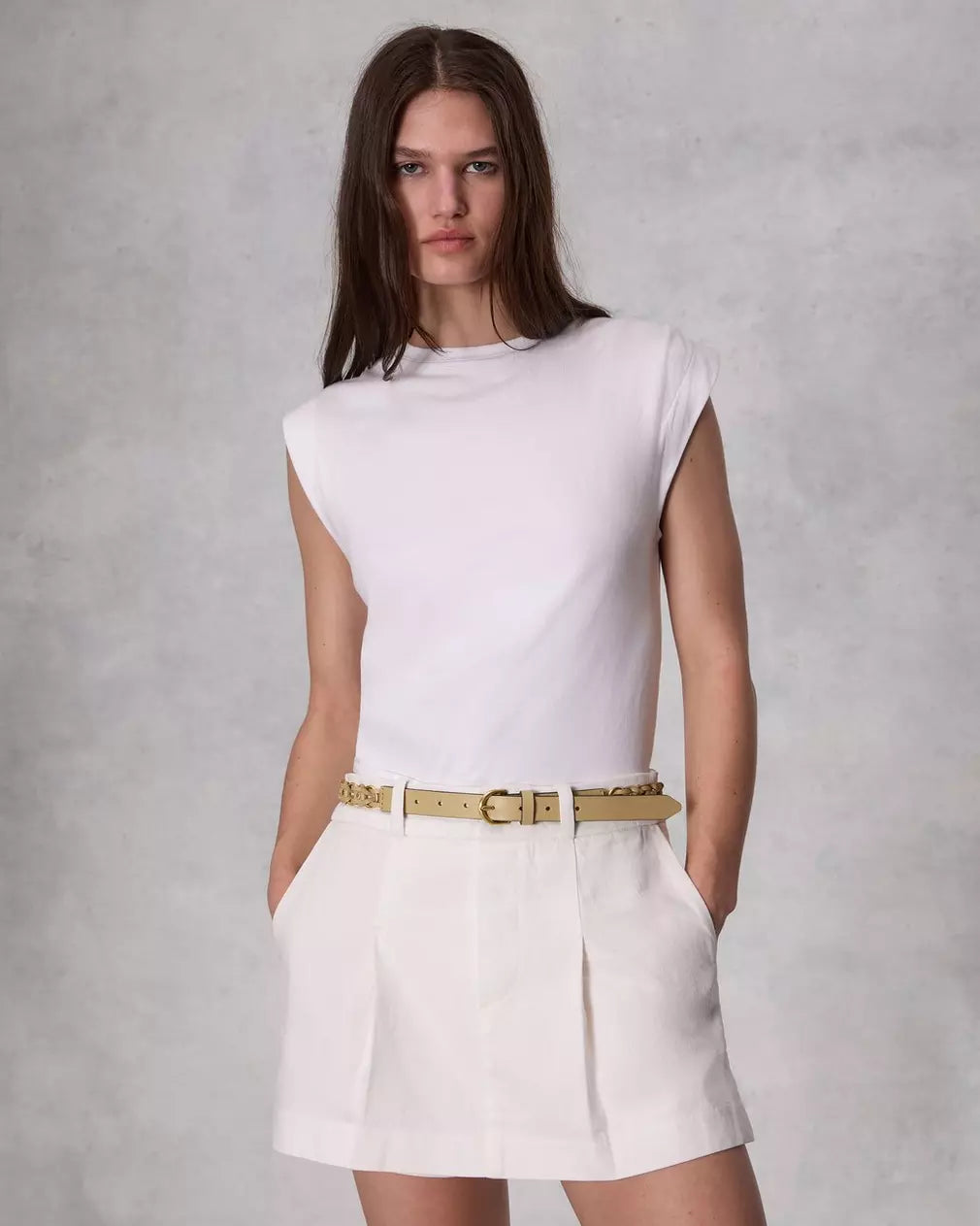Rag & Bone Aria Chain Belt Women’s Belt - Dune Rag & Bone Aria Chain Belt | Garmentory main image 2