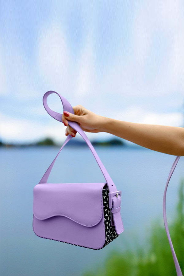 Chie Mihara B YURI HANDBAG - SOFTY LAVENDER POP