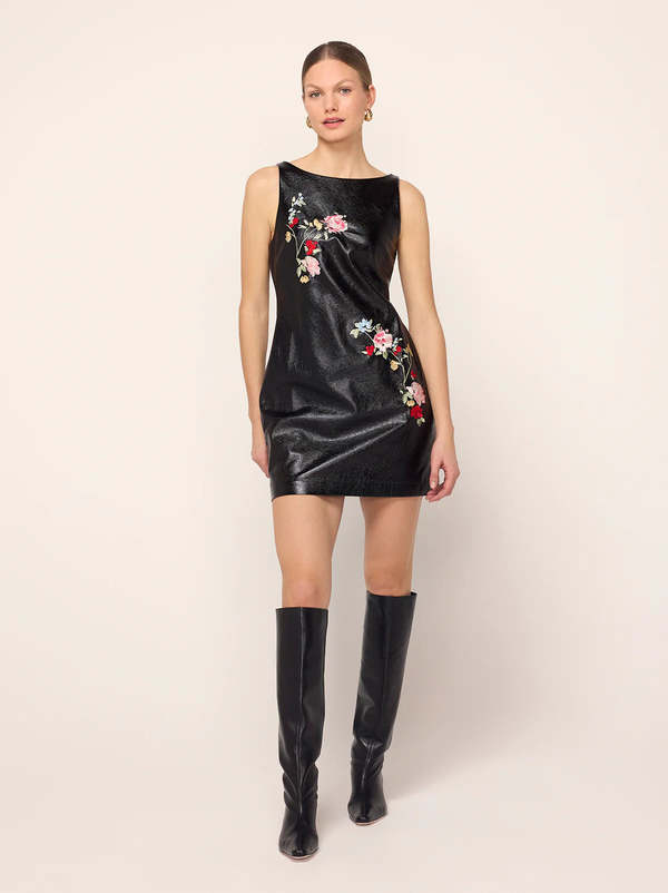 vinyl mini dress black Dominatrix Vinyl Mini Dress
