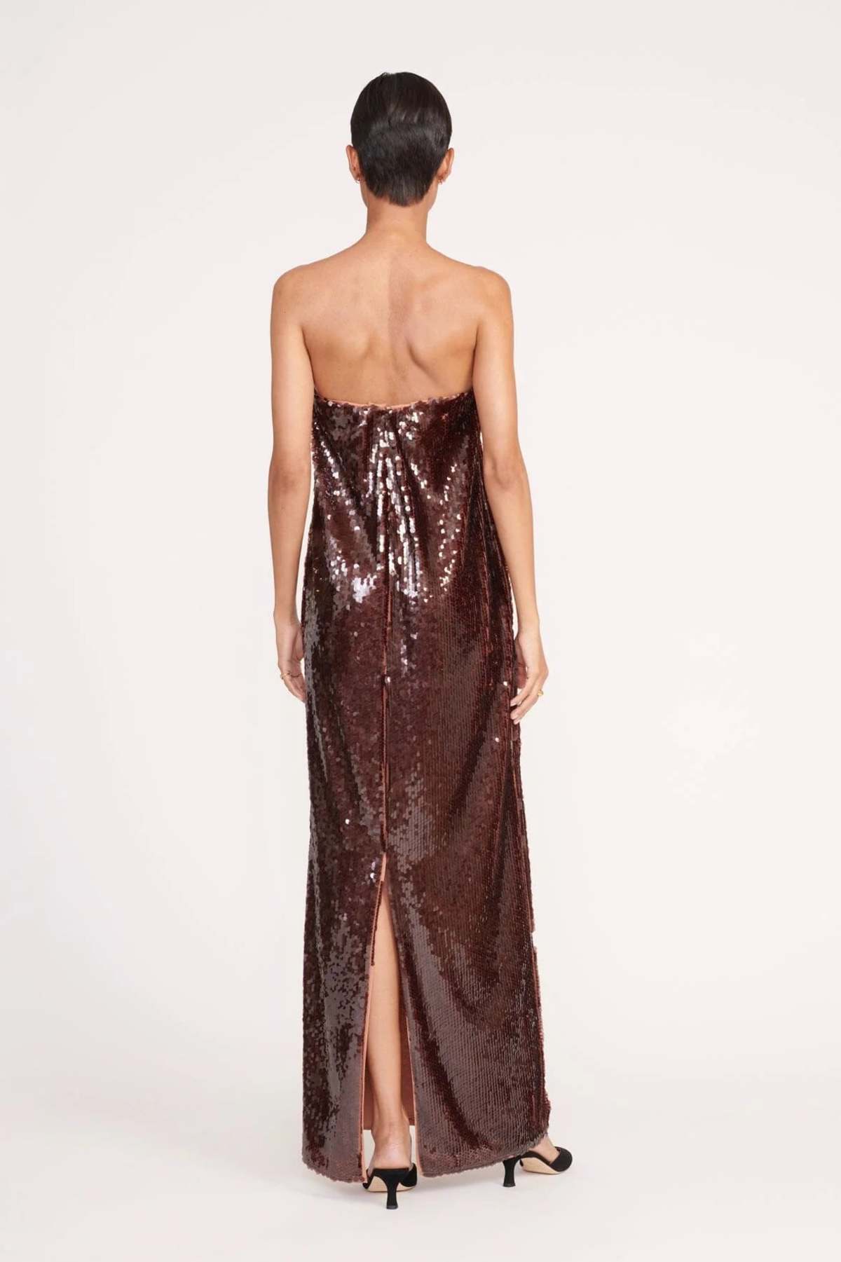 Staud Casey Dress - Bronze | Garmentory