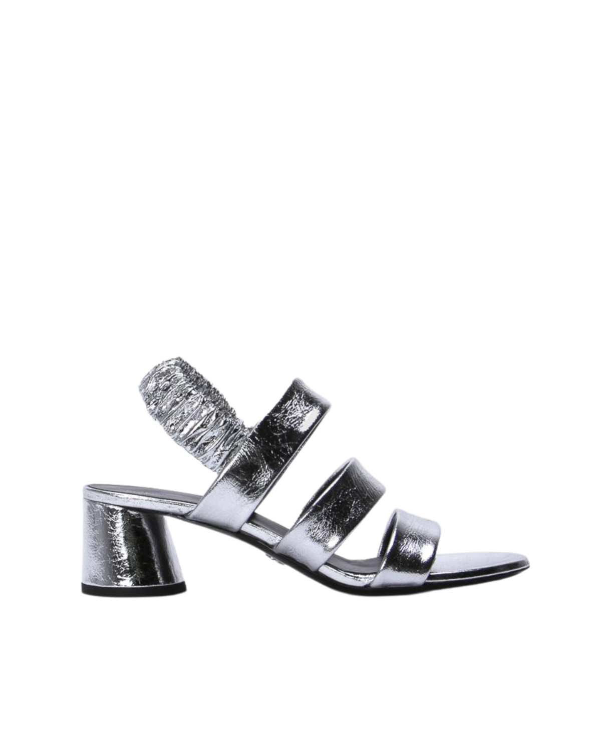Proenza Schouler GLOVE SANDAL - Black/Cream/Silver | Garmentory