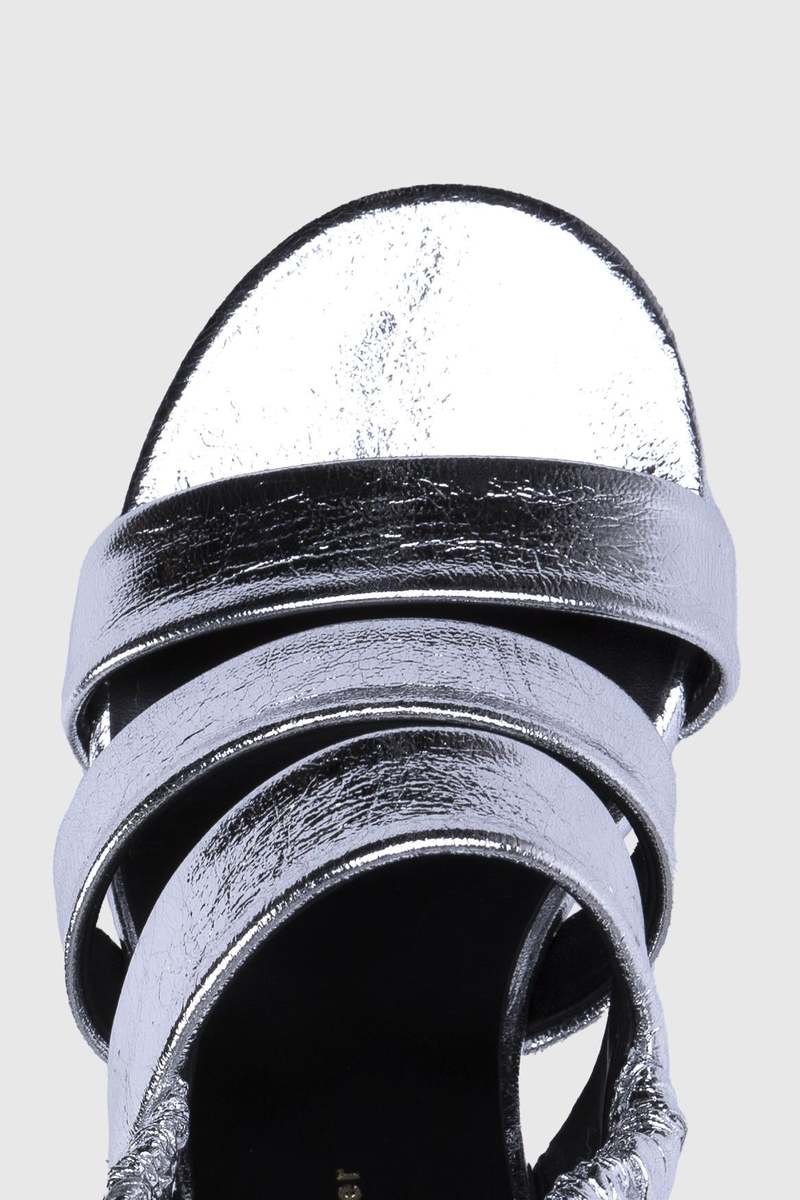 Proenza Schouler GLOVE SANDAL - Black/Cream/Silver