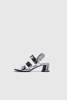 Proenza Schouler GLOVE SANDAL - Black/Cream/Silver - Thumbnail 5