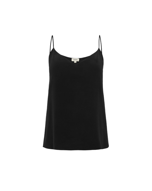 L'agence JANE SILK CAMISOLE - BLACK L'agence JANE SILK CAMISOLE - BLACK