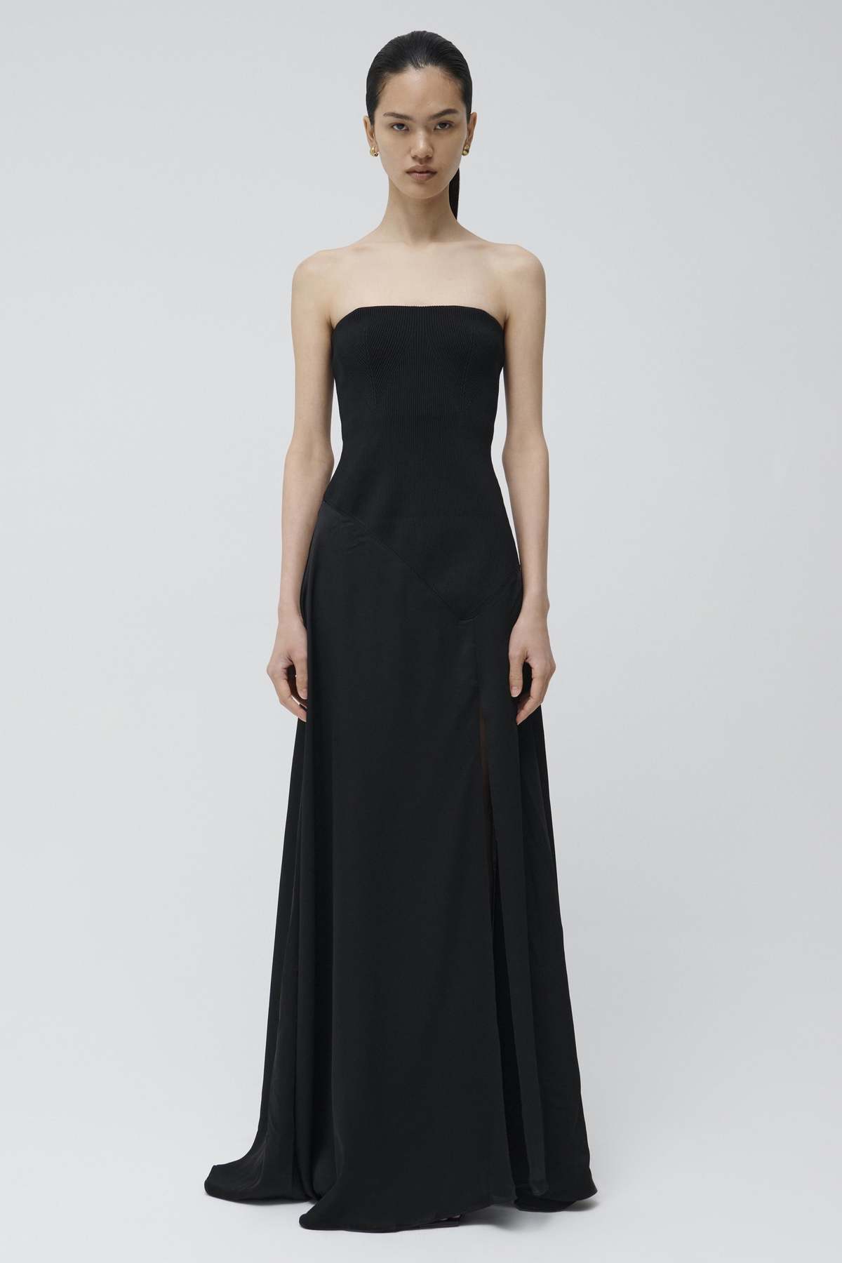 Simkhai Kory S/l Buster Combo Midi Dress