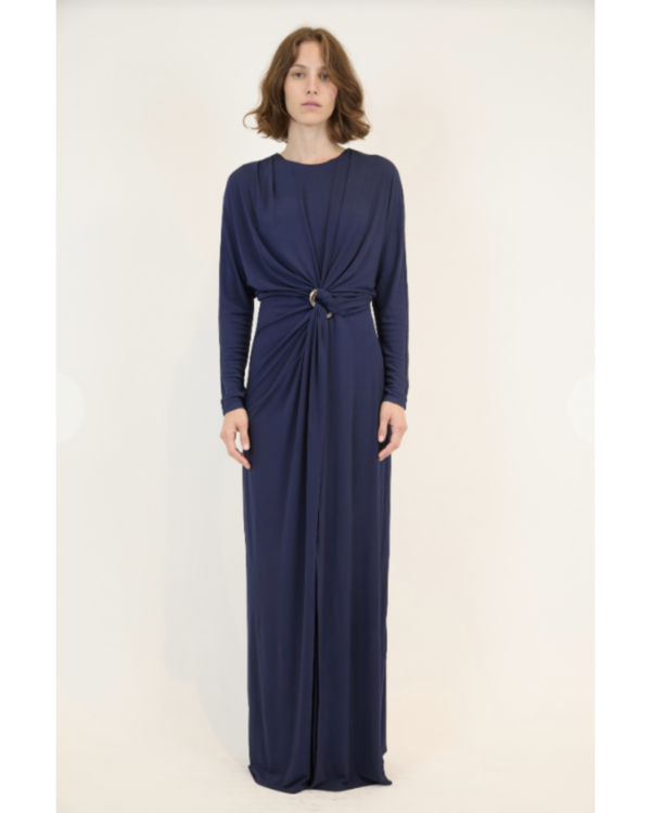 Simkhai MAISIE L/S DRESS - MIDNIGHT