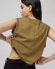 Rag & Bone MINI SLUB POCKET TANK - MILITARY OLIVE - Thumbnail 3