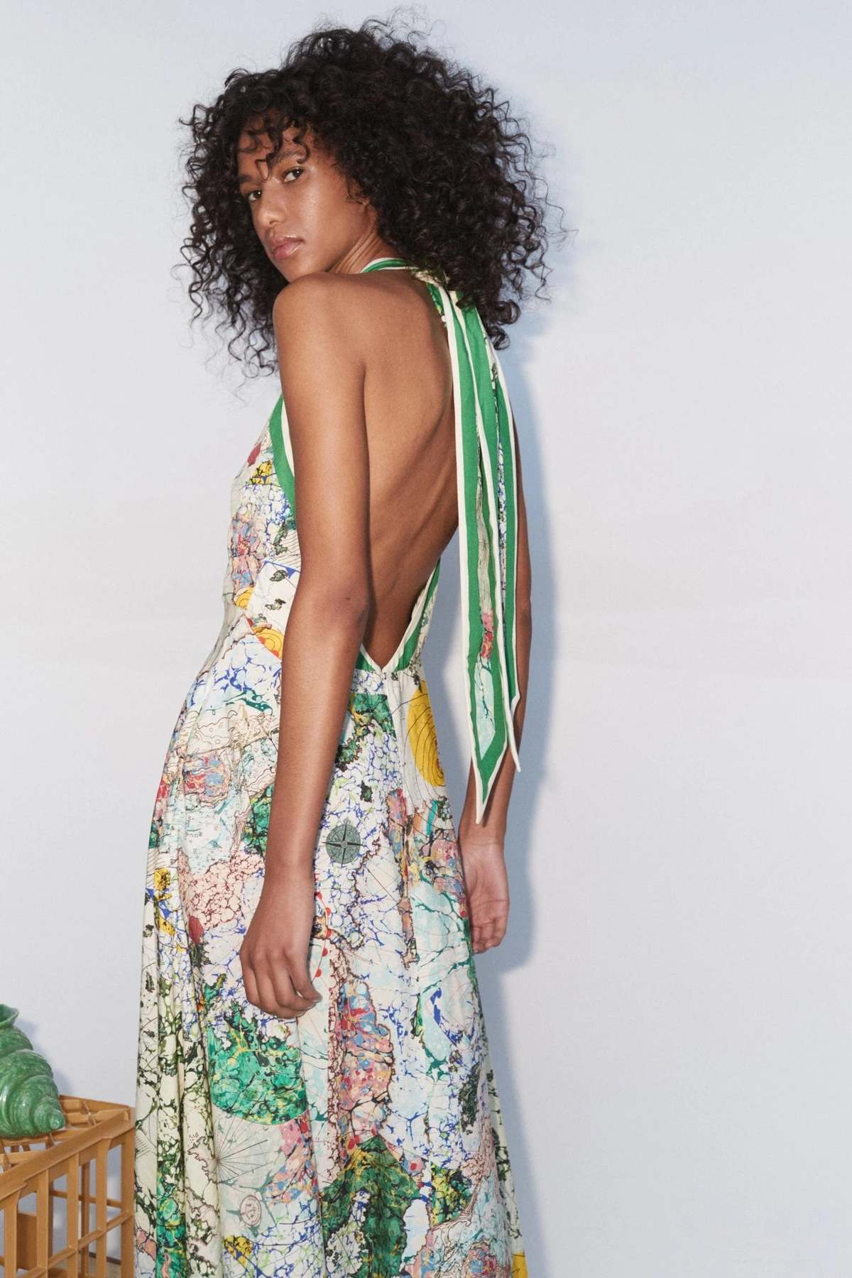 Alemais ODYSSEY HALTER DRESS - MULTI