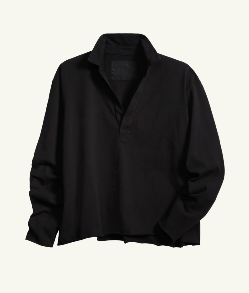 Frank & Eileen PATRICK POPOVER HENLEY - Black