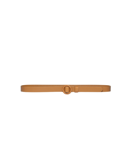 FRAME Denim Le Circle Belt - COGNAC | Garmentory display picture 3