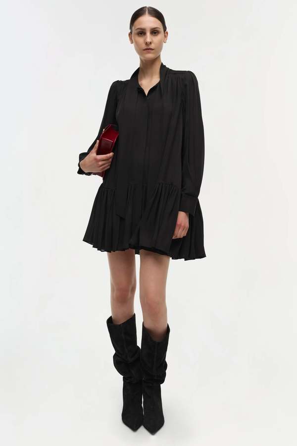diamante dress mesh Black 2 in 1 Diamante Mesh Top Bubble Hem Mini Dress 12