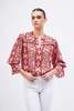BEYOND BY VERA STELLA TOP - ARABESQUE MAROON - Thumbnail 3