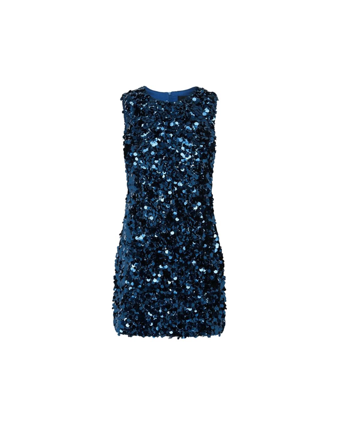 topshop blue glitter dress Rent Topshop Disco Sequin Midi Dress In Colbalt main image 1