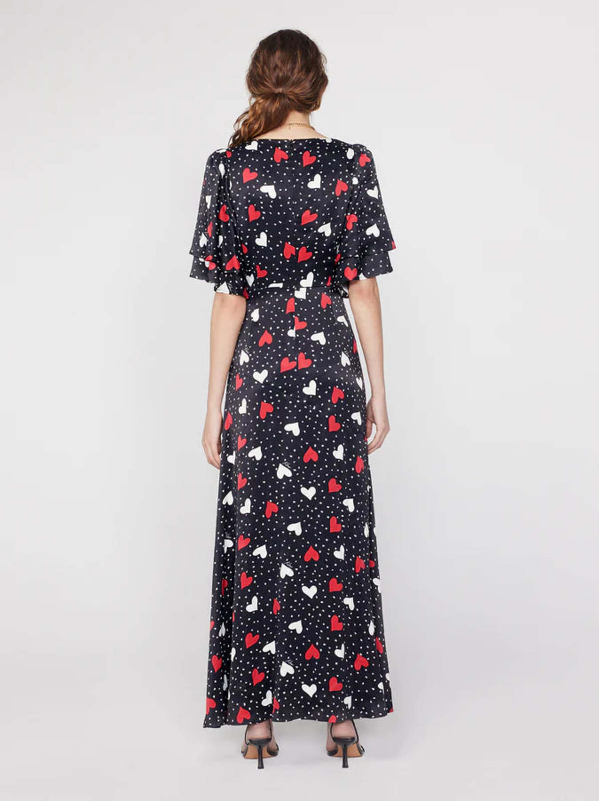 Kitri Tallulah Maxi Dress - Heart Print | Garmentory