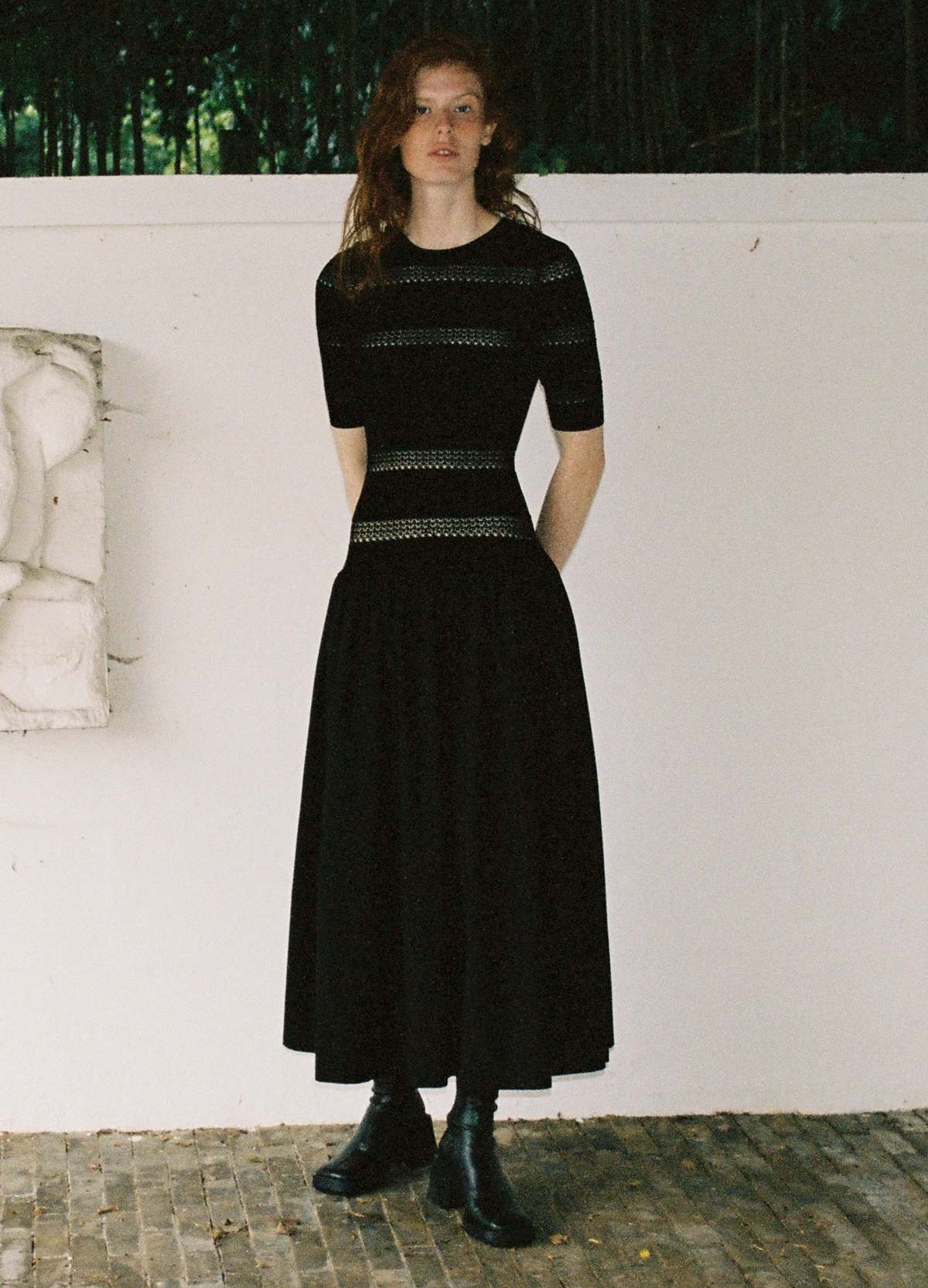 【SEA NEW YORK】Devon ニット ロング コンボ ドレス Sea Devon Knit Long Sleeve Combo Short Dress | Shopbop