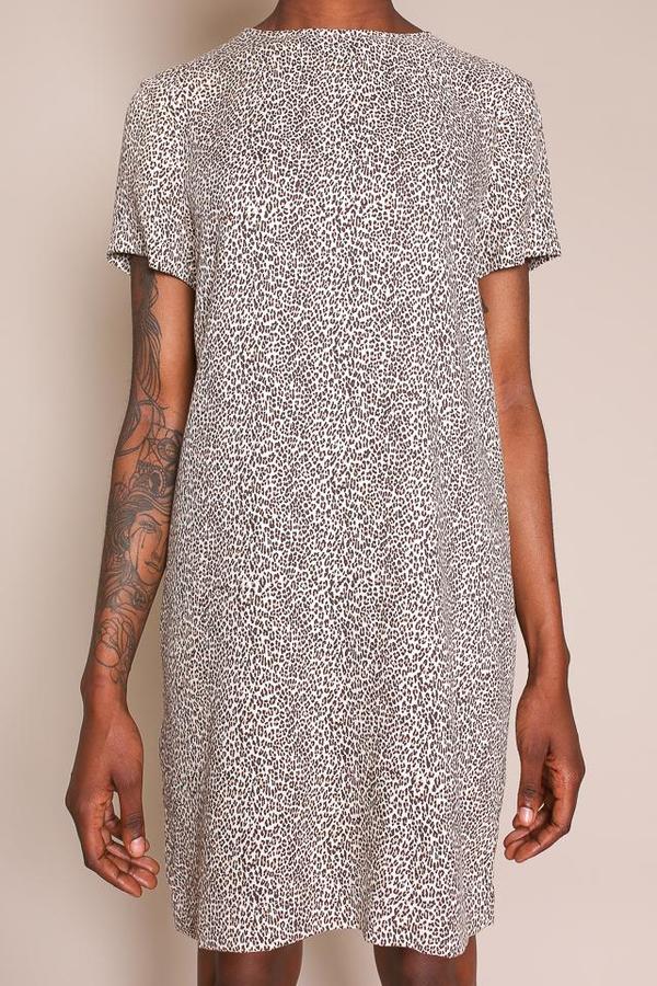 jenni kayne leopard t shirt dress Jenni Kayne T-Shirt Dress - Leopard