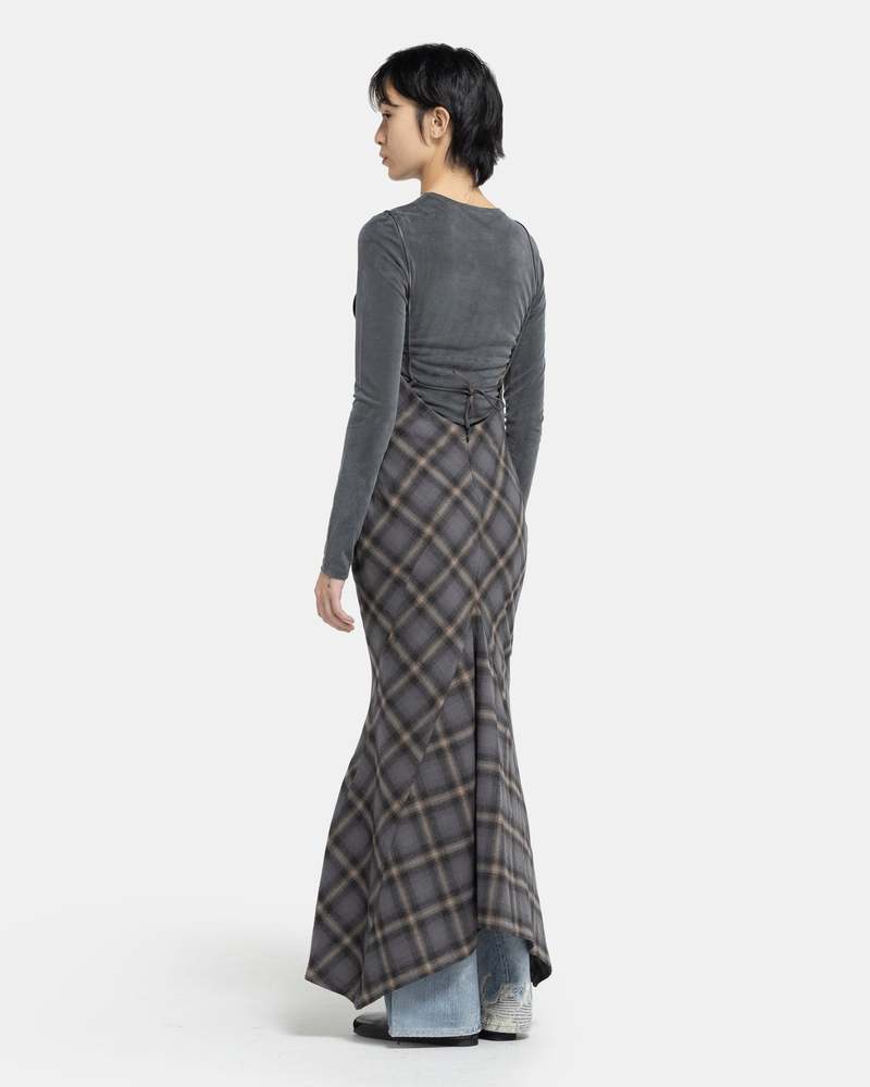 Our Legacy Naiad Dress - Oyster Check | Garmentory