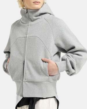 COMMON/DIVISOR ORTLER ZIP FOODIEサイズ1 COMMON DIVISOR Ortler Zip-Up Hoodie - Grey | Garmentory
