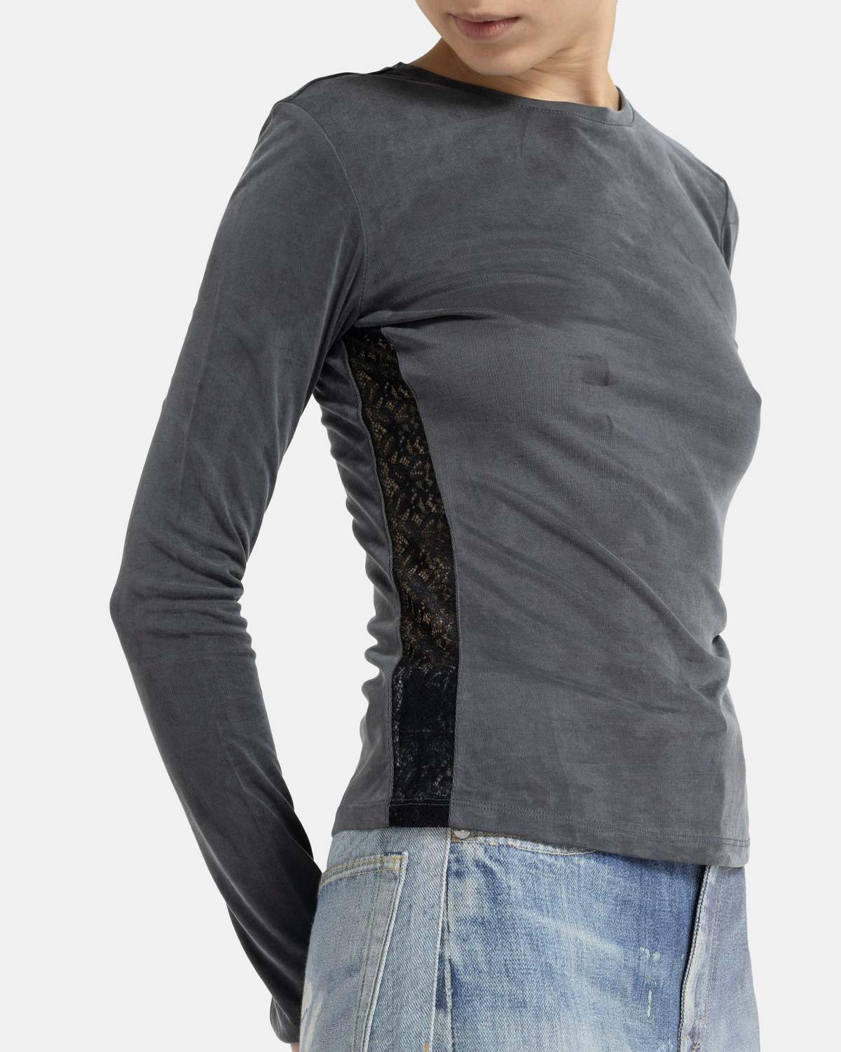 Our Legacy Super Slim Longsleeve - Dark Grey | Garmentory