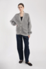 Micaela Greg Kiko Cardigan - Heather Grey - Thumbnail 2