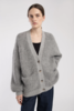 Micaela Greg Kiko Cardigan - Heather Grey - Thumbnail 3