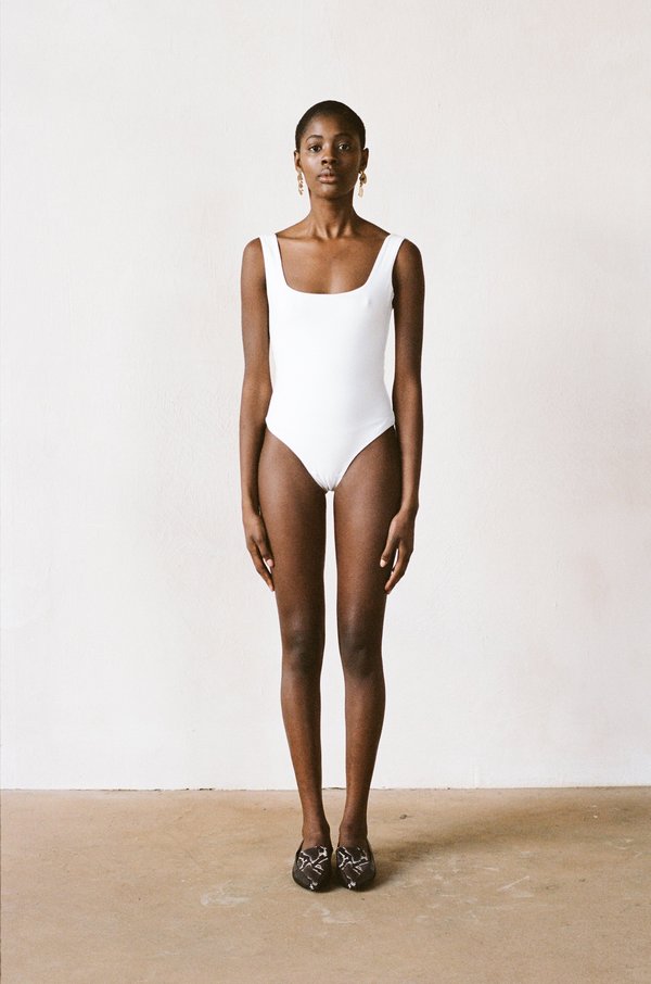 Maria Stanley Bodysuit - Bone
