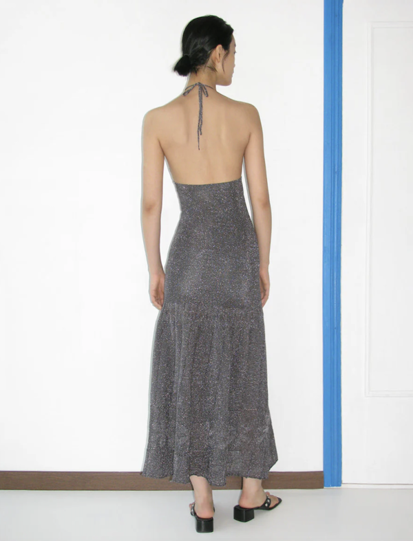 sachin and babi light blue dress JS Collections Valencia Cocktail Dress in Grey main image 1