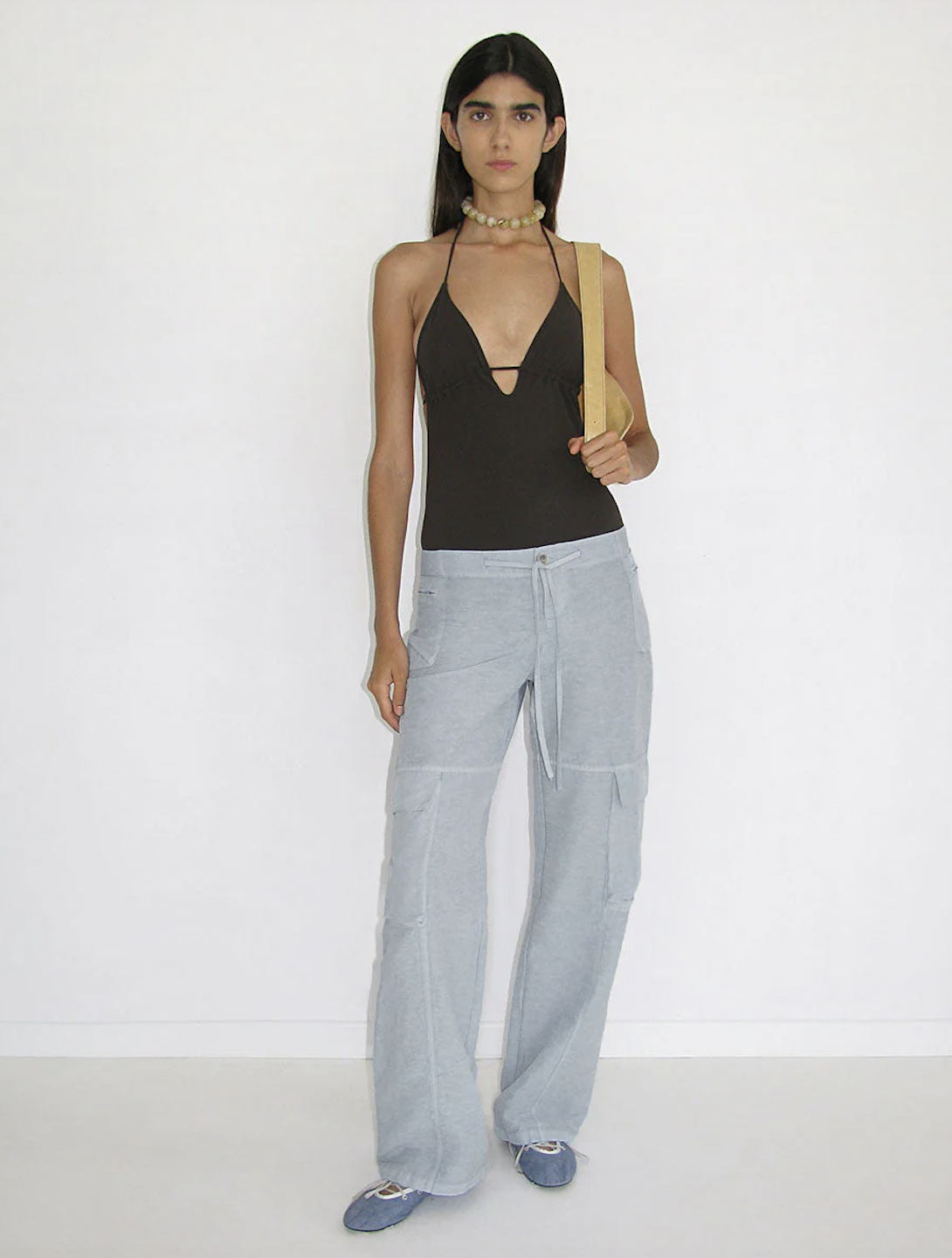 Paloma Wool Floresta Cargo Pant - Light Blue | Garmentory