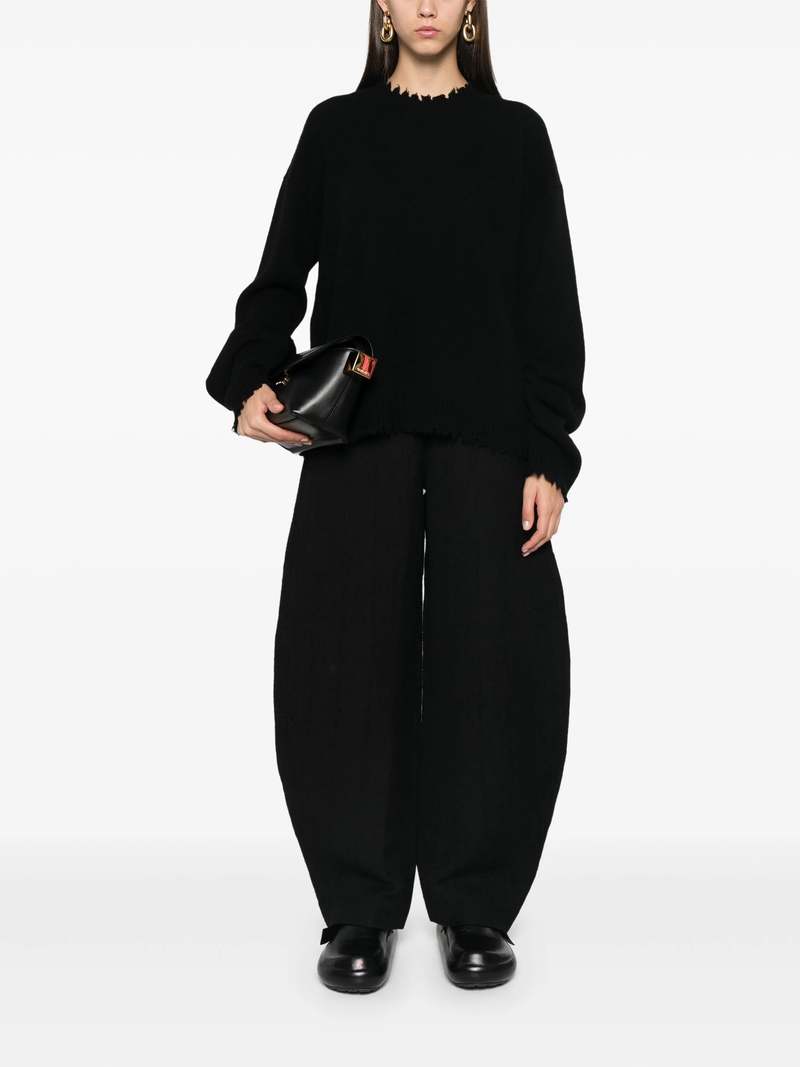 パンツ UMA WANG Woman Pants Black UW3022 UW90 Uma Wang Black Cotton Blend Pollock Pants – CLEMENTINE'S