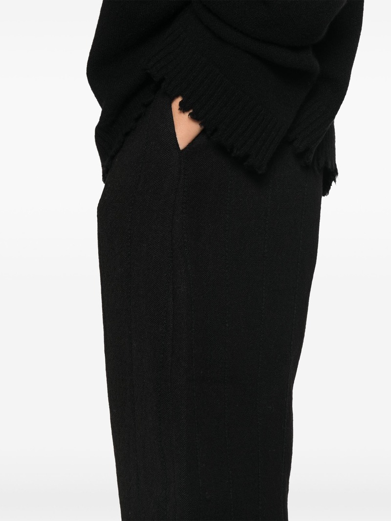 パンツ UMA WANG Woman Pants Black UW3022 UW90 Uma Wang Black Cotton Blend Pollock Pants – CLEMENTINE'S