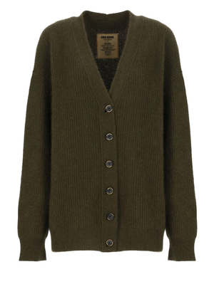 Uma Wang Knit Cardigan - Army Green | Garmentory