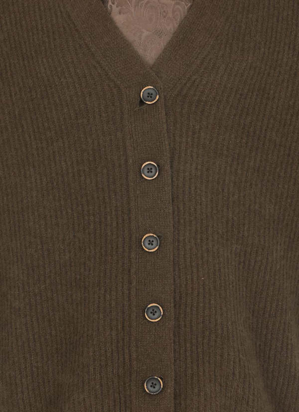 Uma Wang Knit Cardigan - Army Green | Garmentory