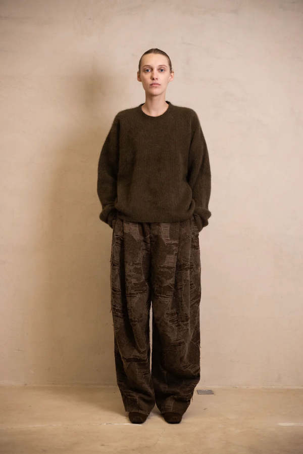 UMA WANG 売れ筋商品|||ユマ・ワン ニット&セーター アウター レディース Sweaters Grey UMA WANG High-neck Knitted Sweater | Elixirgallery