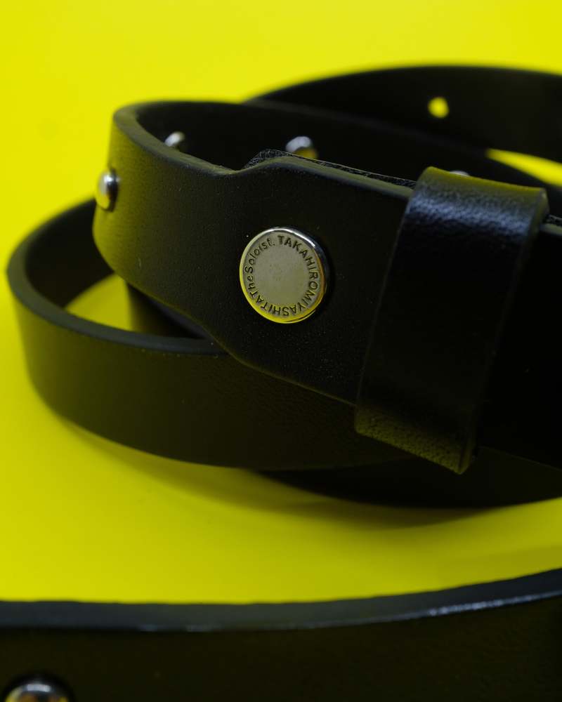 小物 soloist single pin buckle belt 40mm TAKAHIROMIYASHITA The Soloist. Cow Leather Single Pin Buckle