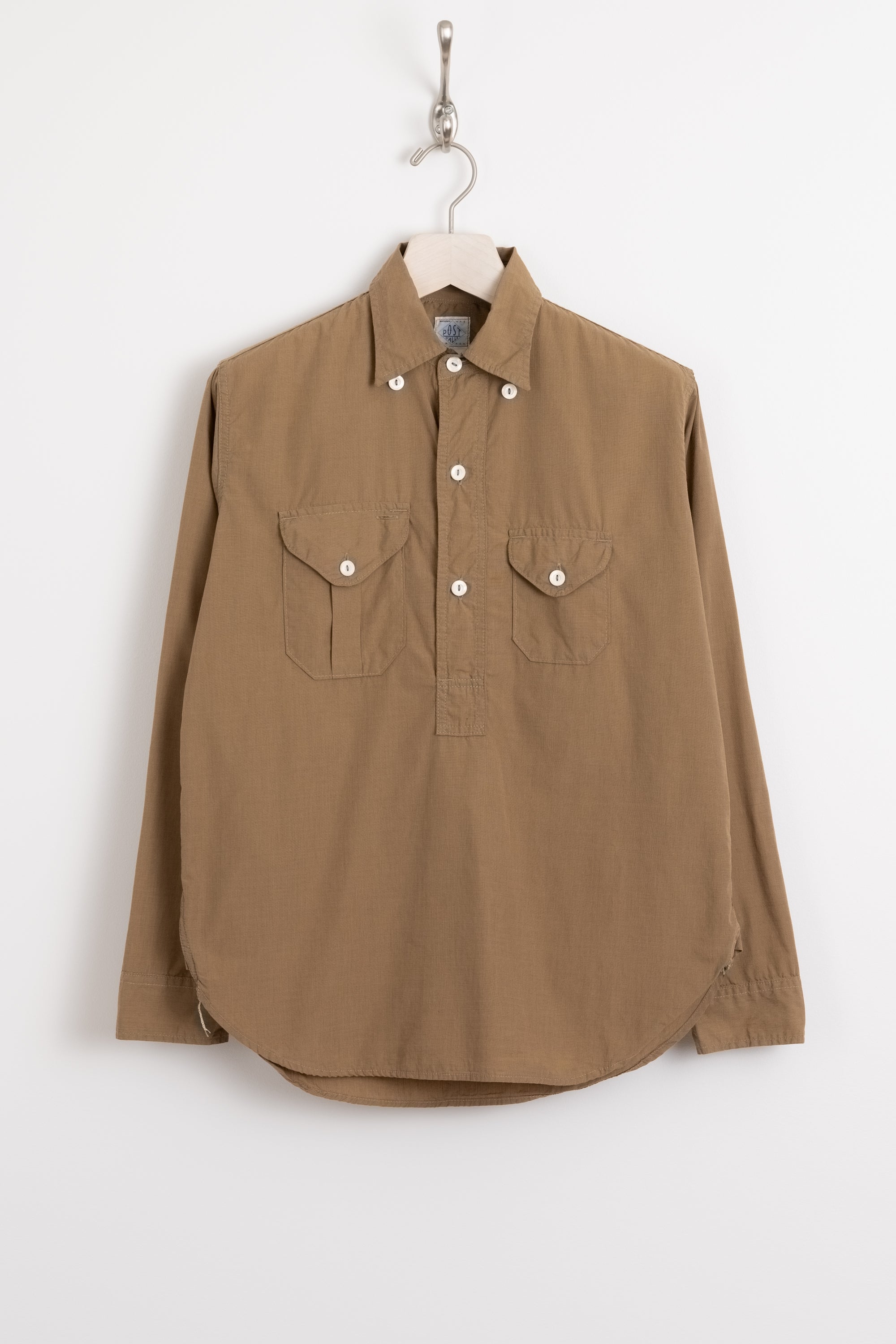 Post O'Alls Pullover Work Shirt - Beige | Garmentory