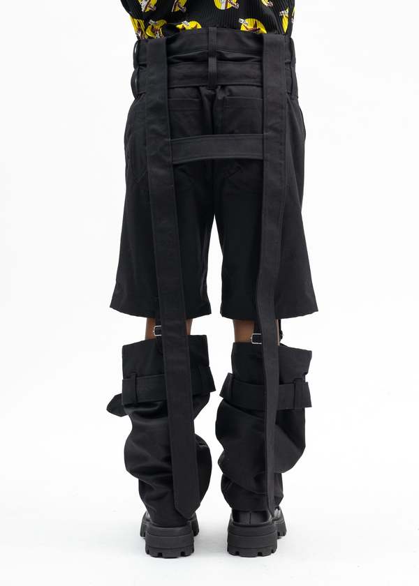 BLACK HARNESS BONDAGE PANTS | Garmentory