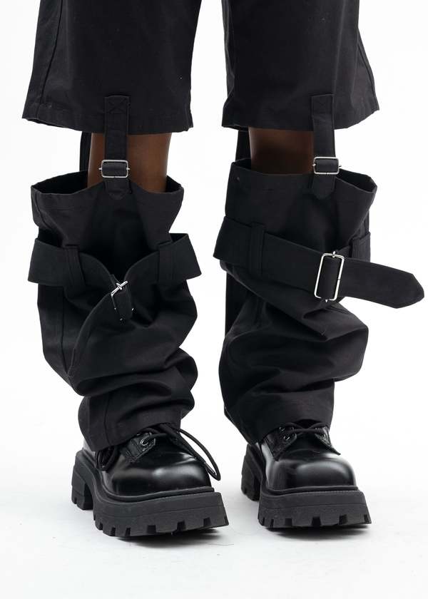 BLACK HARNESS BONDAGE PANTS | Garmentory