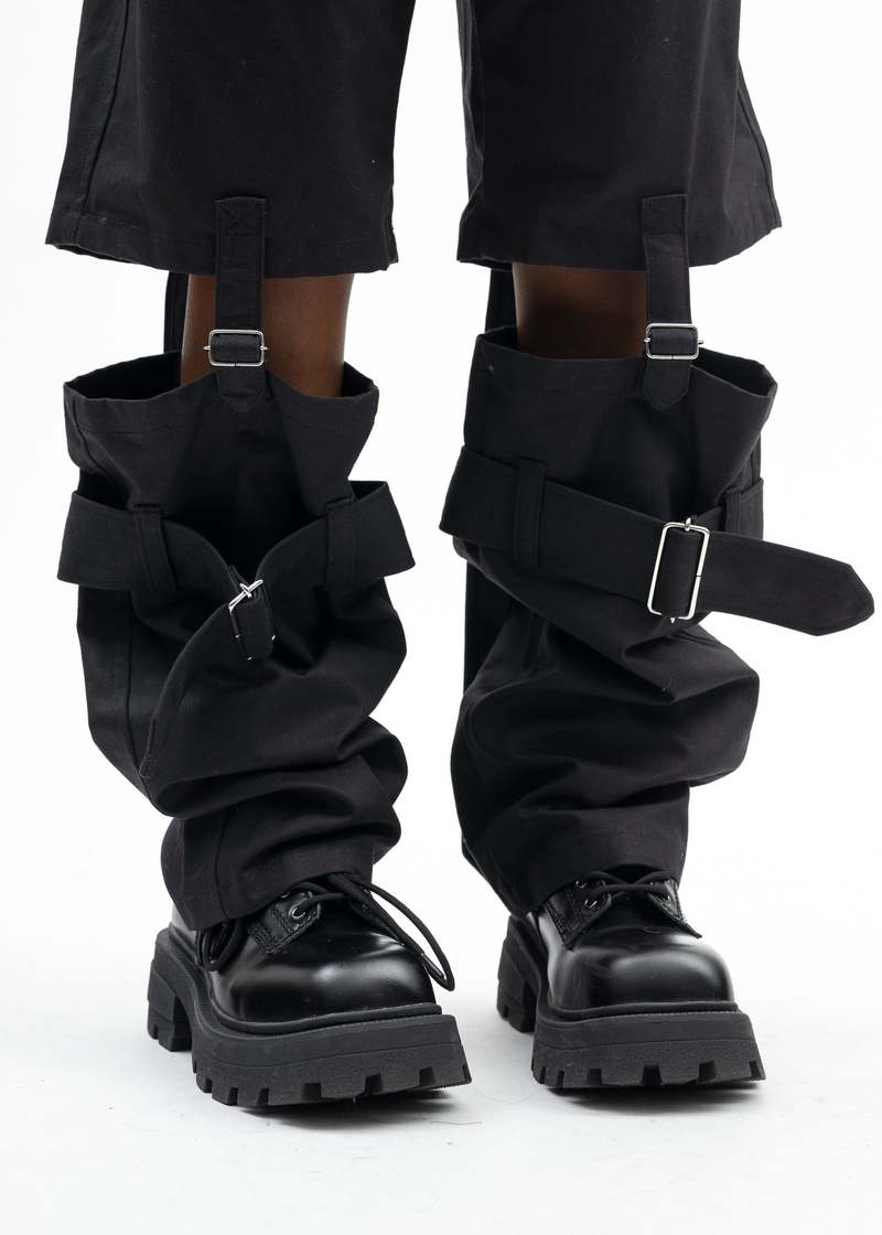 BLACK HARNESS BONDAGE PANTS | Garmentory