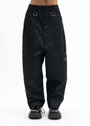 パンツ KIDILL 24AW HARNESS BONDAGE PANTS Kidill Dickies Loose Fit Bondage Pants - Black | Garmentory