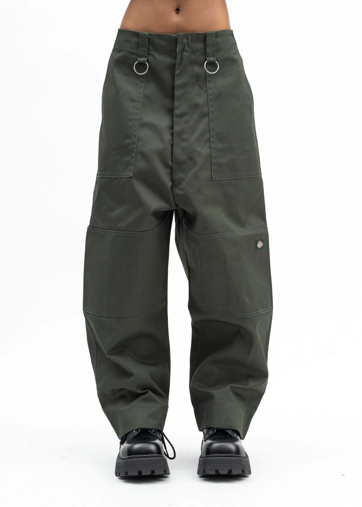 Kidill GREEN KIDILL DICKIES LOOSE FIT BONDAGE PANTS - GREEN - Image 2 of 6