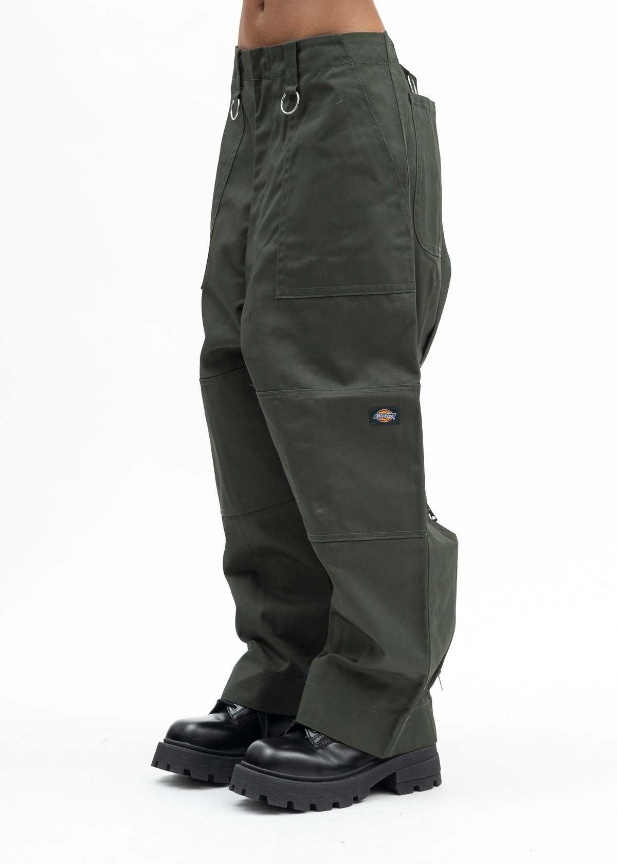 Kidill GREEN KIDILL DICKIES LOOSE FIT BONDAGE PANTS - GREEN - Image 5 of 6