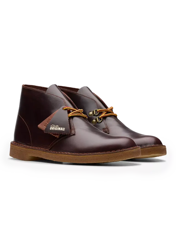 Clarks Desert Hiker Boot - Burgundy | Garmentory display picture 3