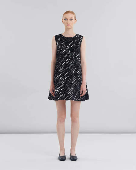 【送料&関税込】Marni lily Viscose Crepe Dress Marni Lily Viscose Crepe Dress - Lilywhite | Garmentory