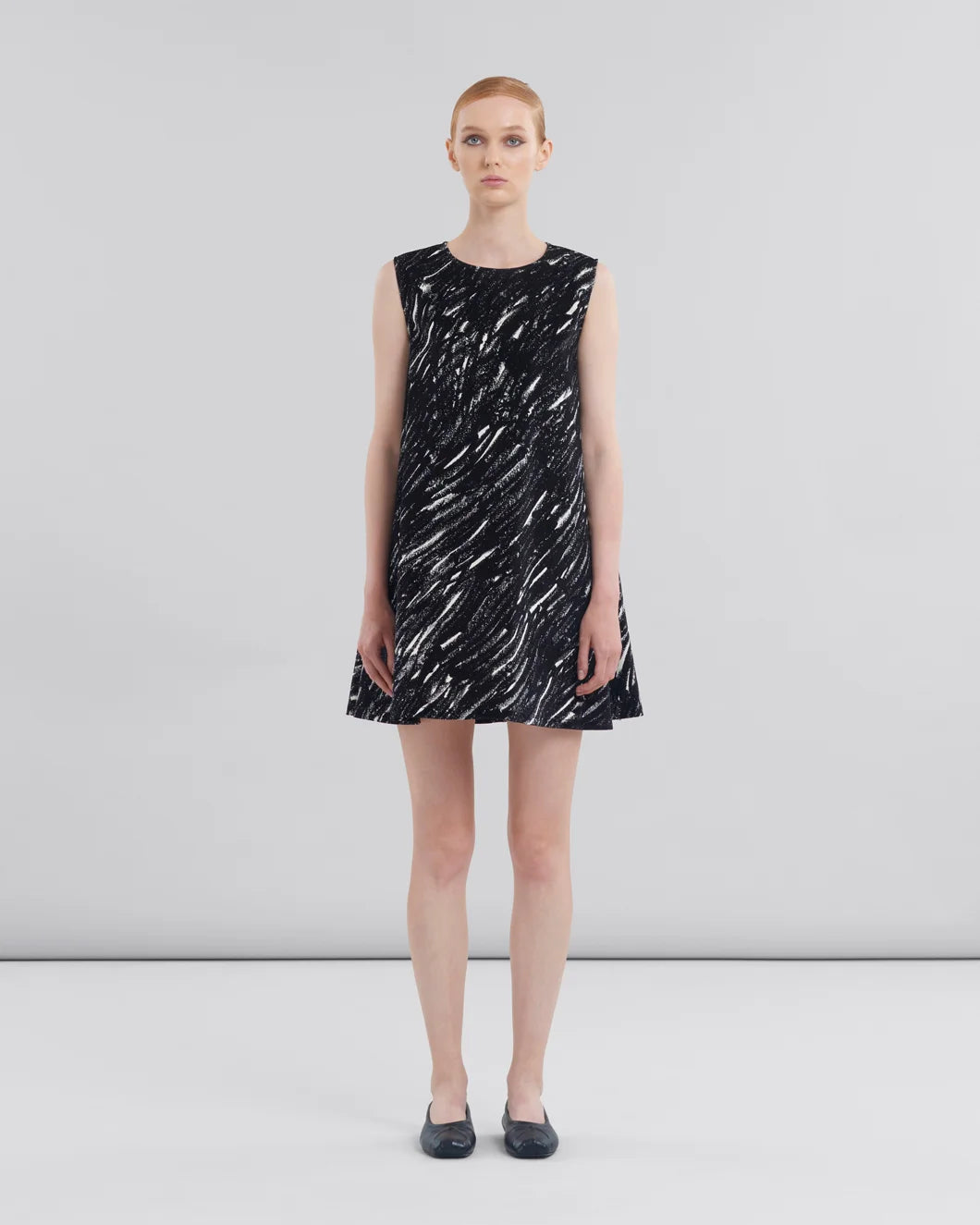 Marni A-Line Mini Dress - black | Garmentory