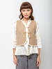 Sula Clothing LTD. Tie Vest - Beige - Thumbnail 2
