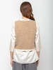 Sula Clothing LTD. Tie Vest - Beige - Thumbnail 4
