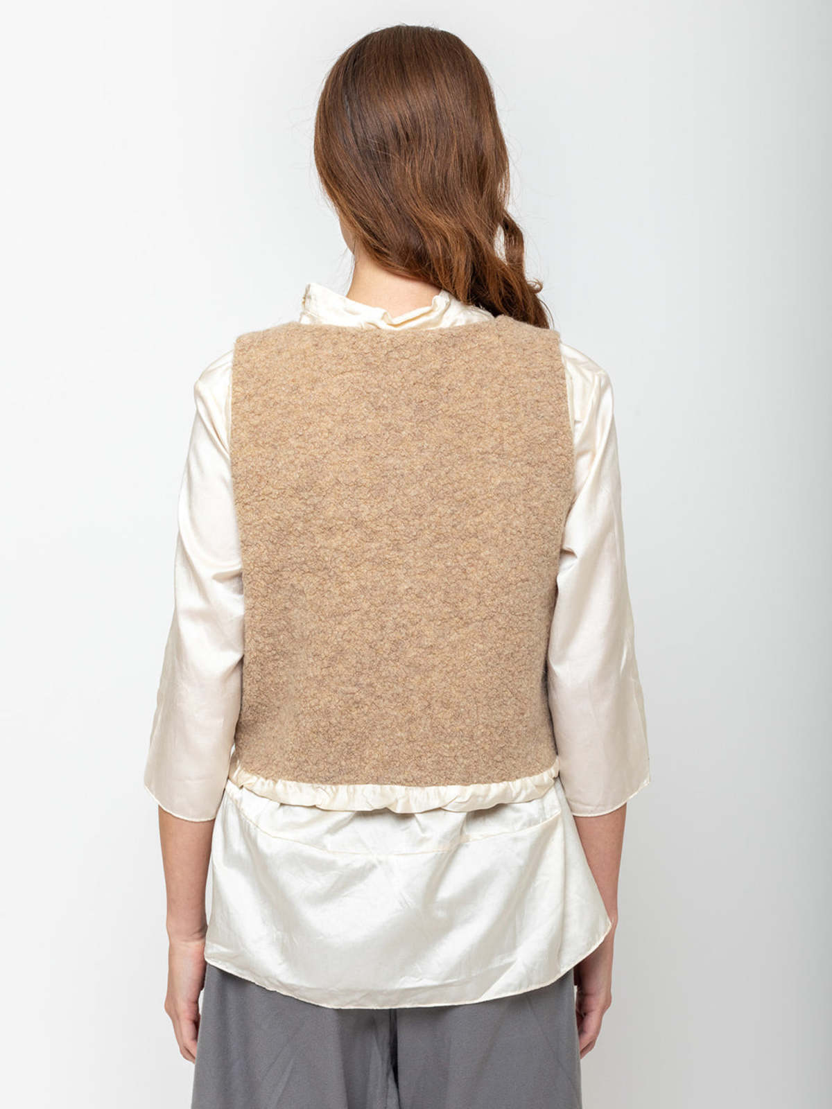 Sula Clothing LTD. Tie Vest - Beige - Image 4 of 4